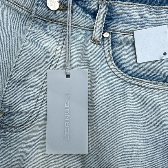 CERNUCCI RELAXED FIT BLEACH
WASH MENS JEANS 34 NEW - Picture 8 of 12